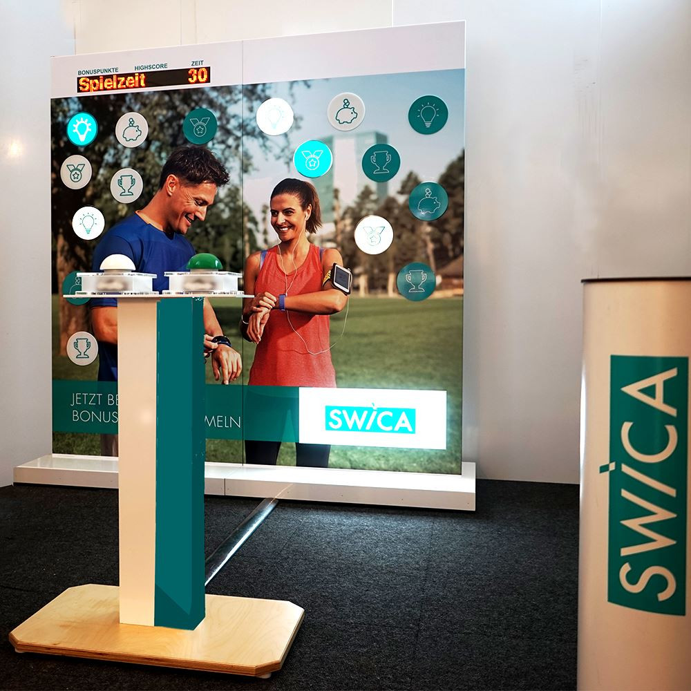 XXL-Lichtwand-Wettkampf für zwei Personen