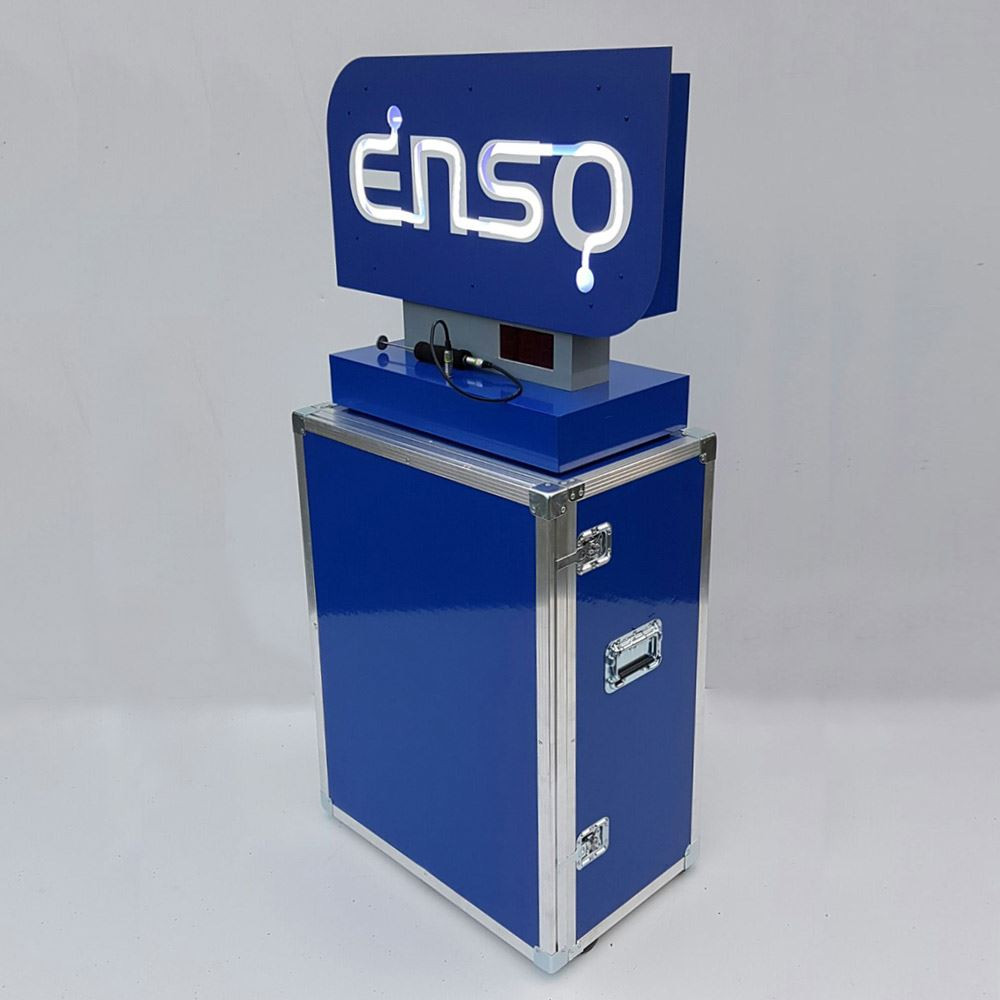 Heißes Logo mit Spielstift für Eventwerbung individuell gestaltet