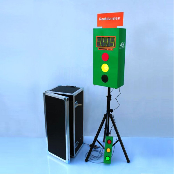 Ampel-Reaktionstest indiv. mit Handbuzzer 