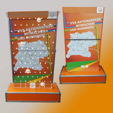  XL PLinko, Chiplabyrinth mit  Gewinntusch und beleuchtet