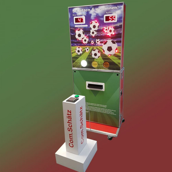XL-Schätzspiel mit Buzzerterminal und Gewinnchipausgabe mietbar
