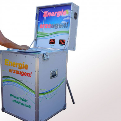 Aktives Eventspiel zum Thema Energie / Stromerzeugung